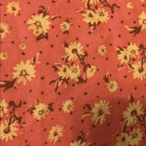 Coral floral wrap dress. 🧡🌼🧡 - Picture 3 of 3